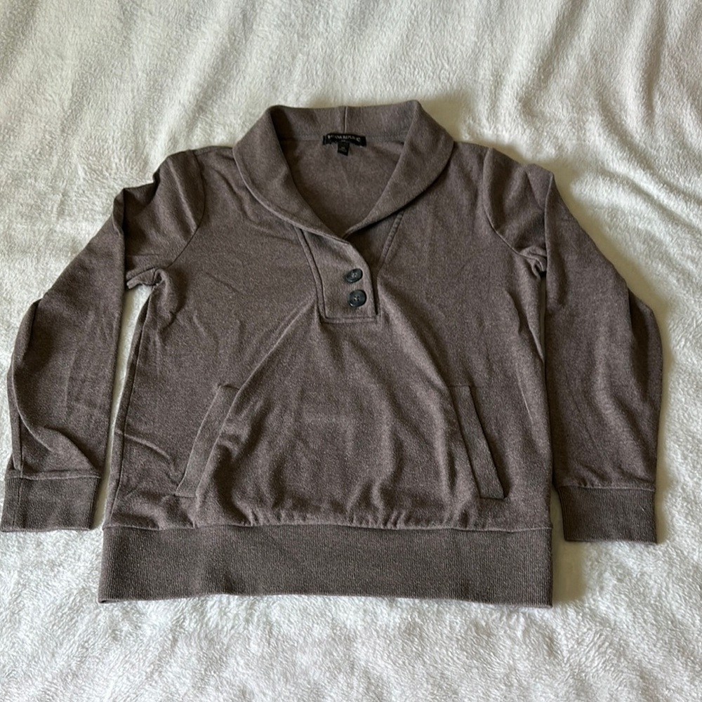 Banana Republic Women’s Brown Shawl Collar Pullover Sweater Size M